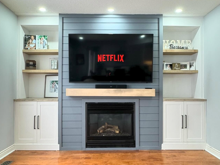 After renovation - living room