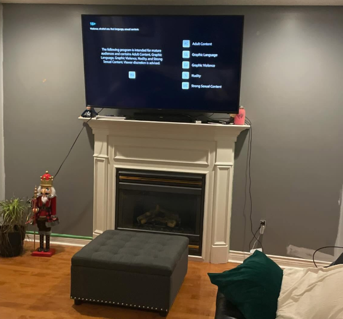 Before renovation - living room